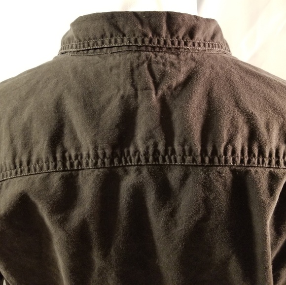 Mens Black Short Sleeve Shirt Large - Picture 5 of 5